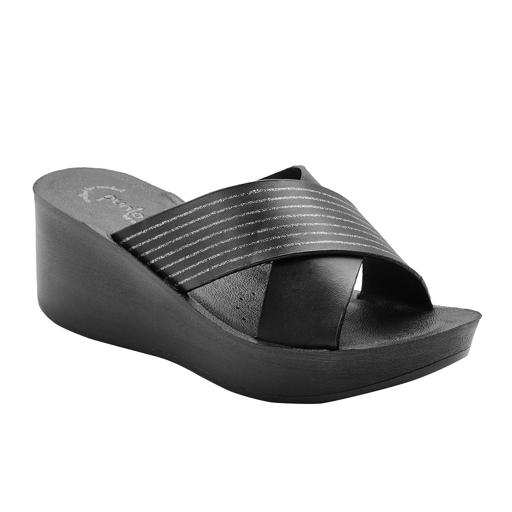 Ethnic Wear High Heel Slip-On Slippers for Women | 0449