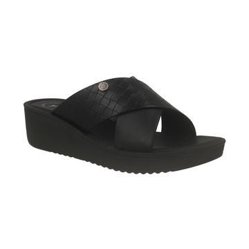 Women’s Party Wear Mid Heel Slip-On Slippers | 2350