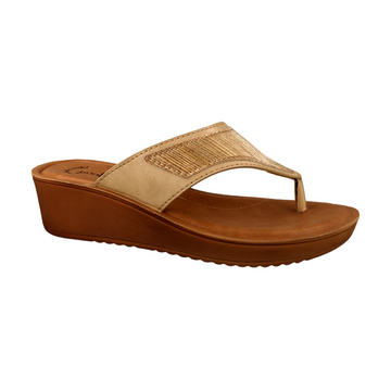 Women’s Casual Wear Mid Heel Thong Slippers | 23B5