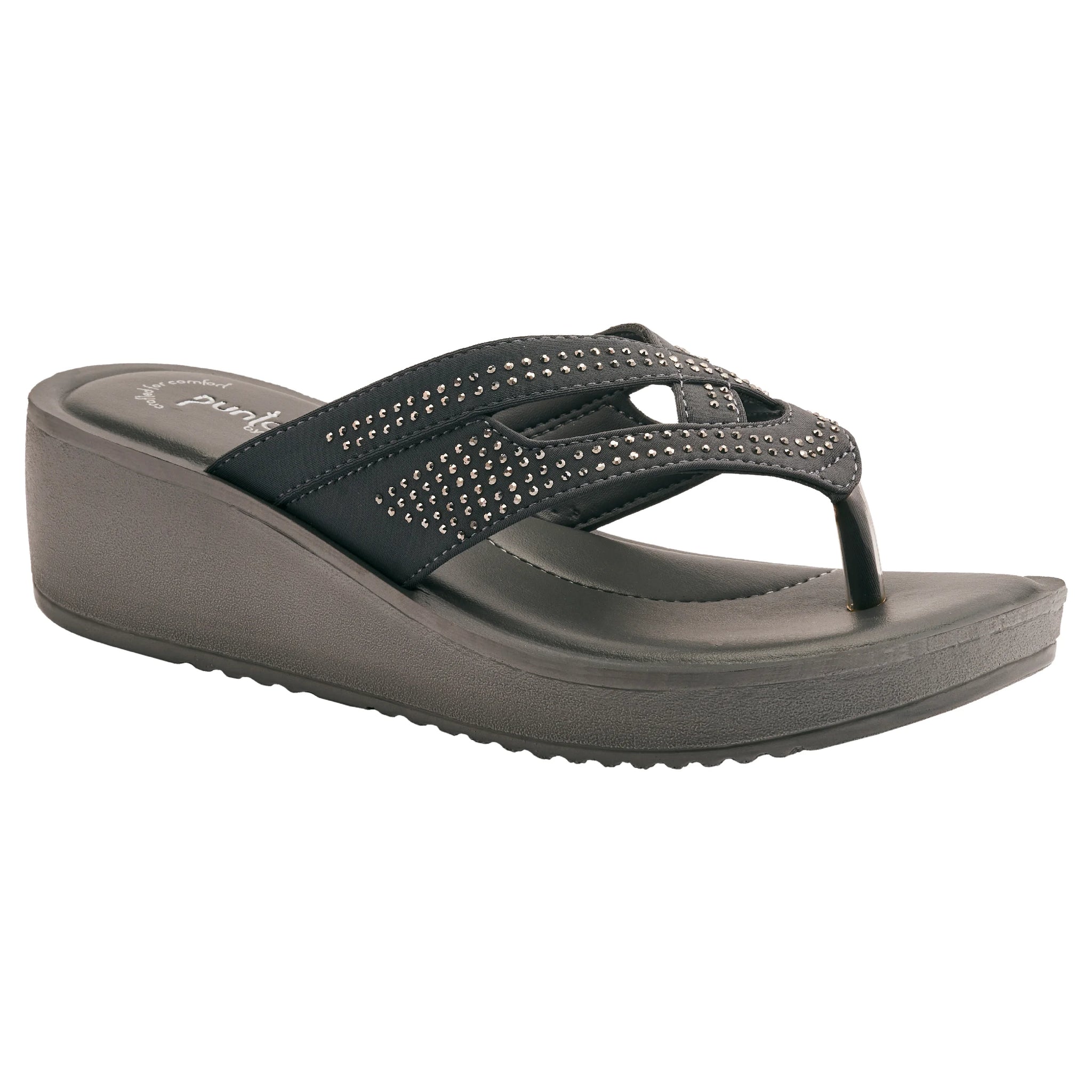 Women’s Party Wear Mid Heel Thong Slippers | 23C9