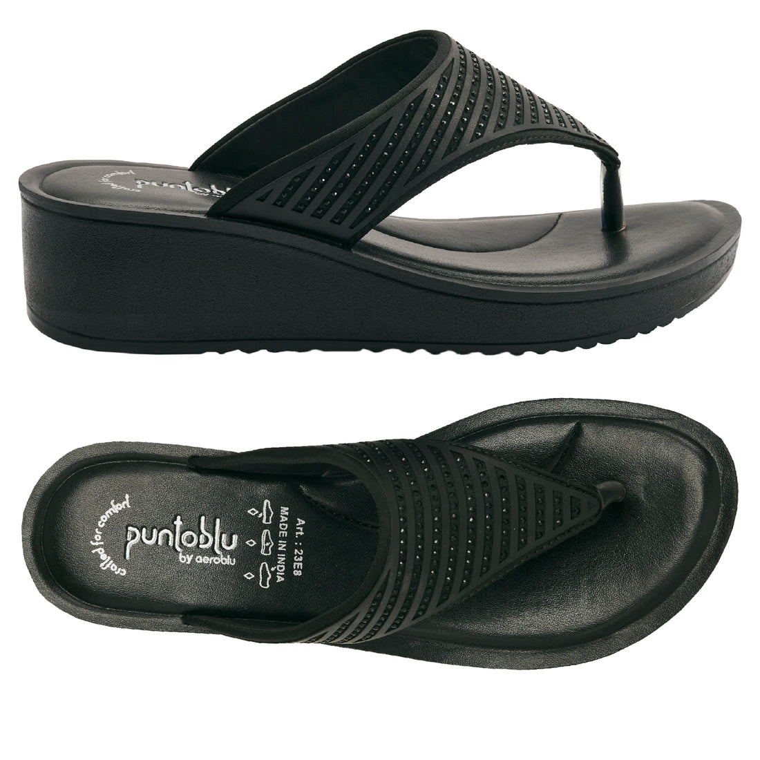 Ethnic Wear Mid Heel Slippers for Women | 23E8