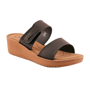 Casual Wear Mid Heel Slip-On Slippers for Women | 23J1