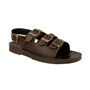 Party Wear Buckle Flat Sandals for Men | 3102