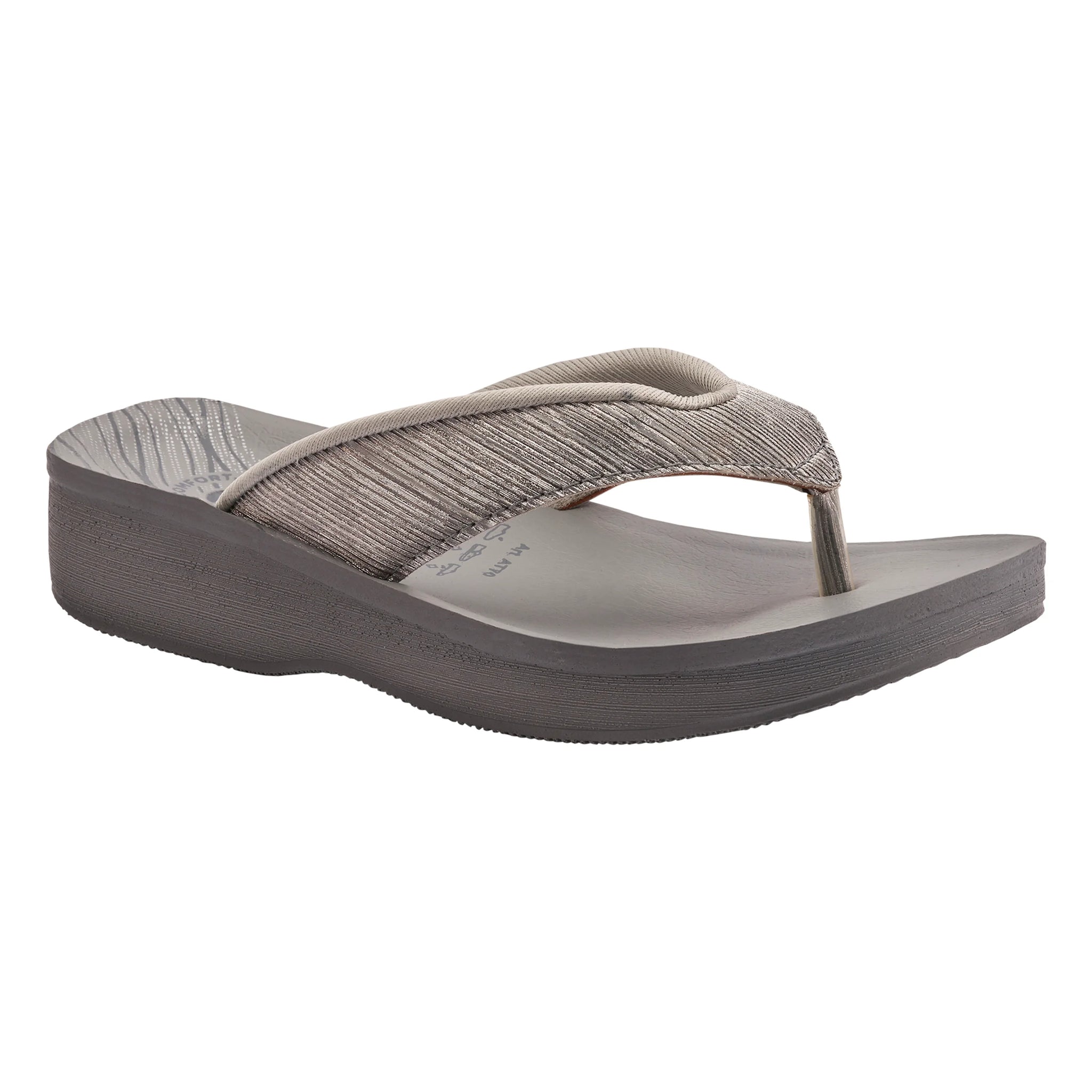 Party Wear Thong Flat Slippers for Women | AT70