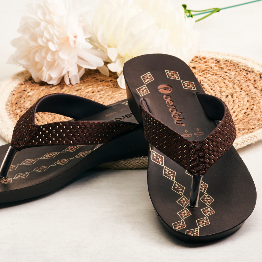 Casual Wear Thong Flat Slippers for Women | EG5W