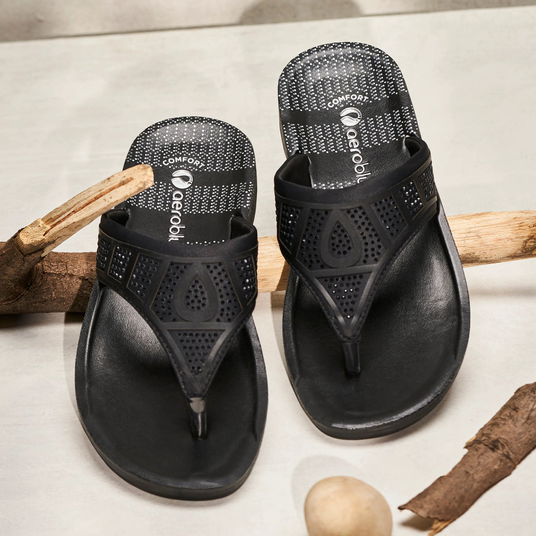 Casual Wear Thong Flat Slippers for Women | FLA2