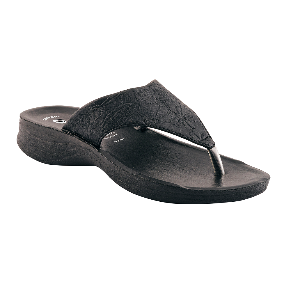 Casual Wear Thong Mid Heel Slippers for Women | FLA3