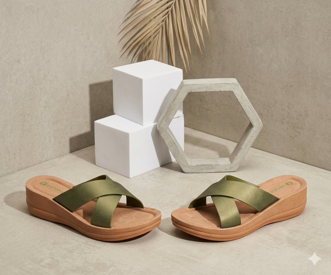 Party Wear Flat Slippers for Women | L404