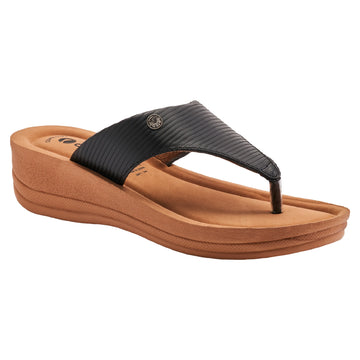 Casual Wear Thong Slippers with Mid heel for Women | L407