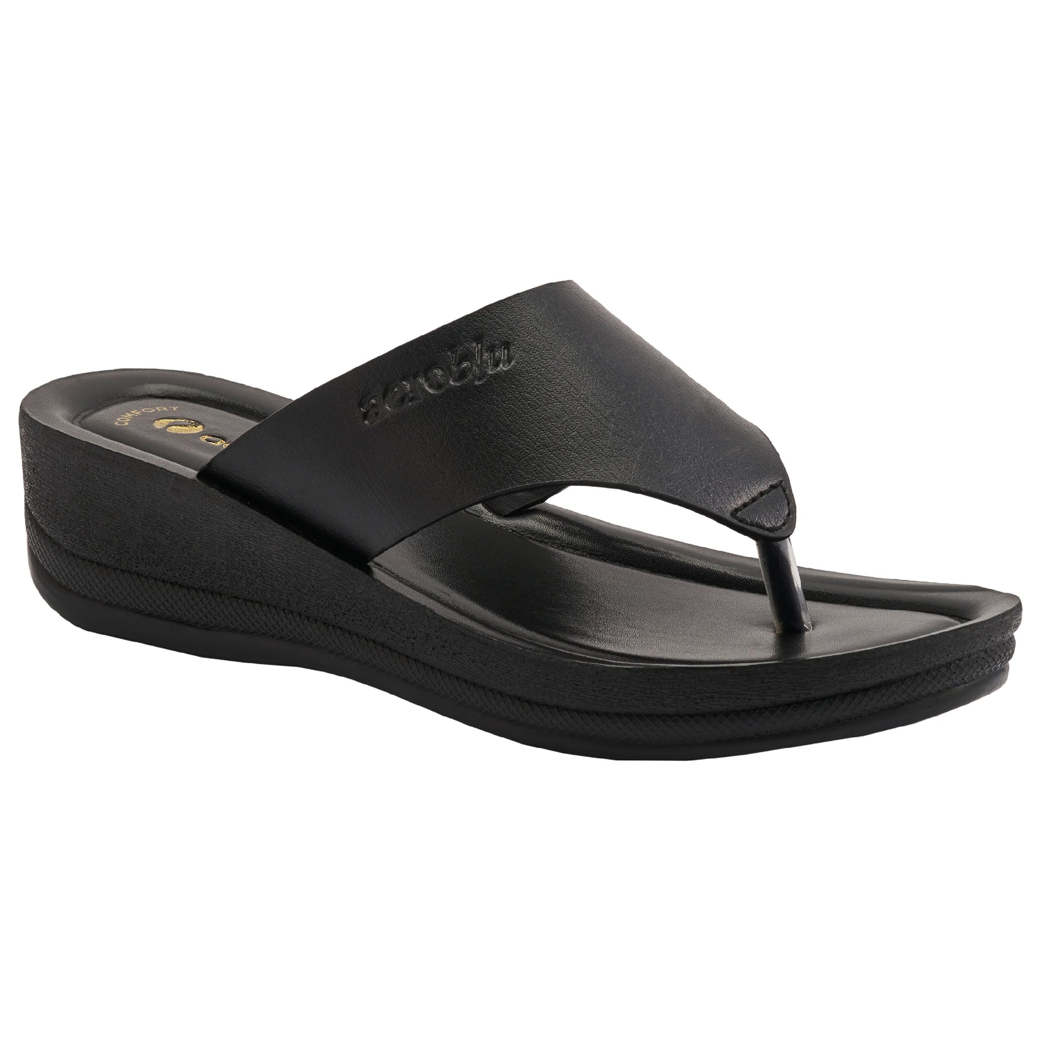 Casual Wear Thong Slippers with Mid heel for Women | L431