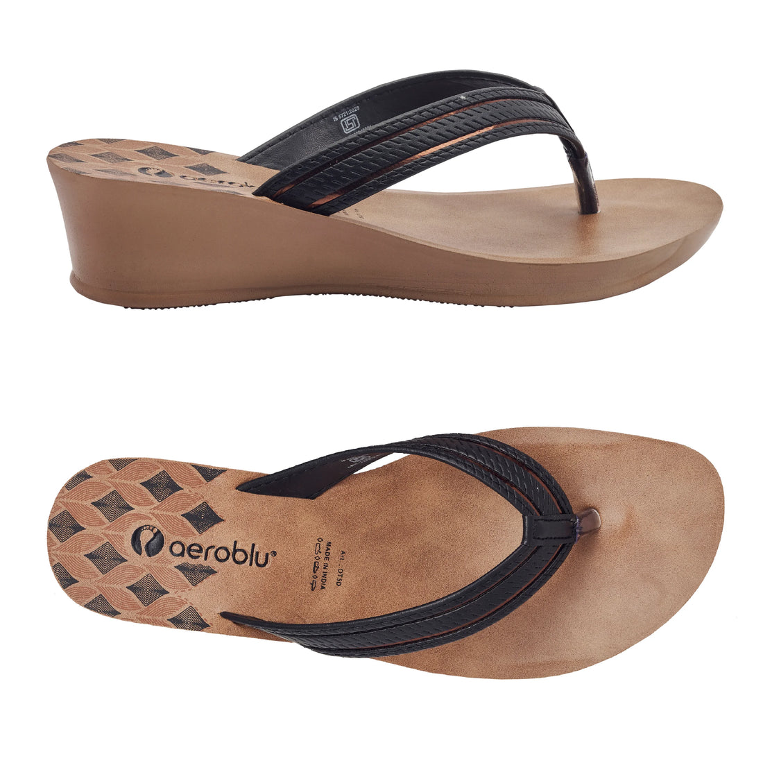 Casual Wear Thong Slippers with Mid heel for Women | OT5D