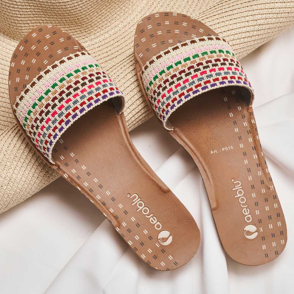 Casual Wear Slide Flat Slippers for Women | PS15