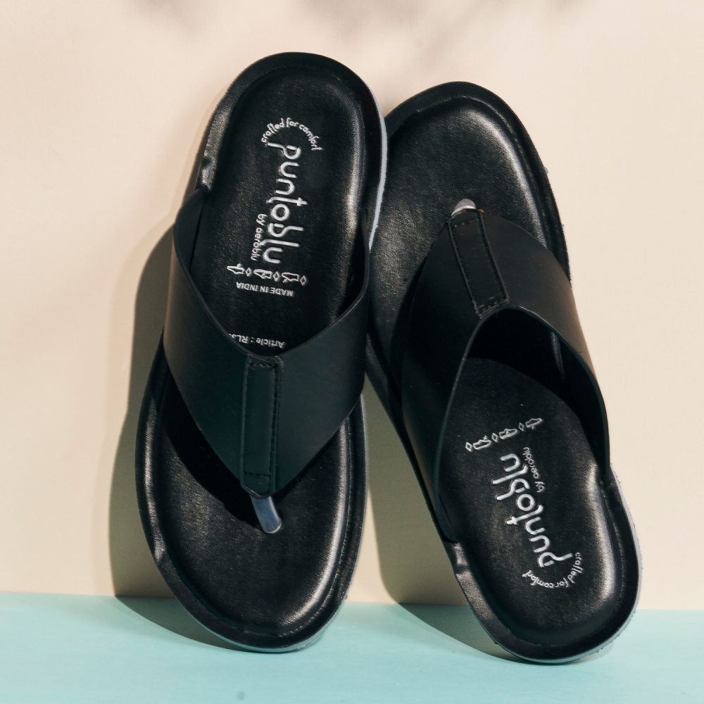 Men’s Ethnic Wear Thong Flat Slippers | RL38