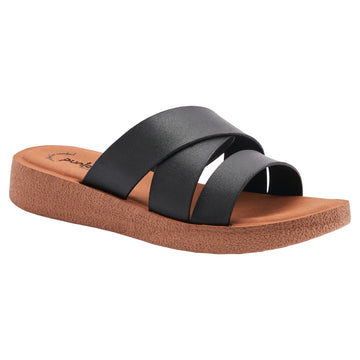 Party Wear Slip-On Slippers with Mid heel for Women | ST03
