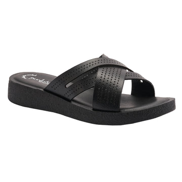 Party Wear Slip-On Flat Slippers for Women | ST04