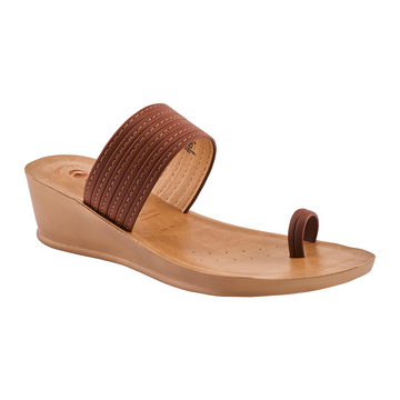 Casual Wear Toe Ring Mid Heel Slippers for Women | TO52